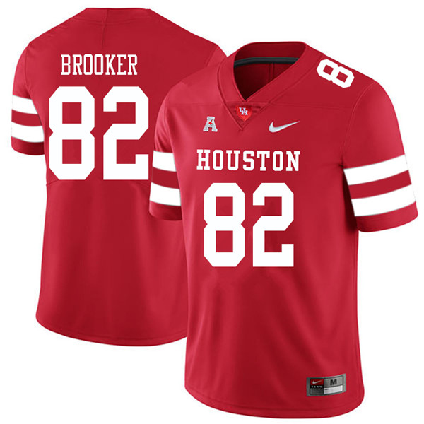 2018 Men #82 Romello Brooker Houston Cougars College Football Jerseys Sale-Red